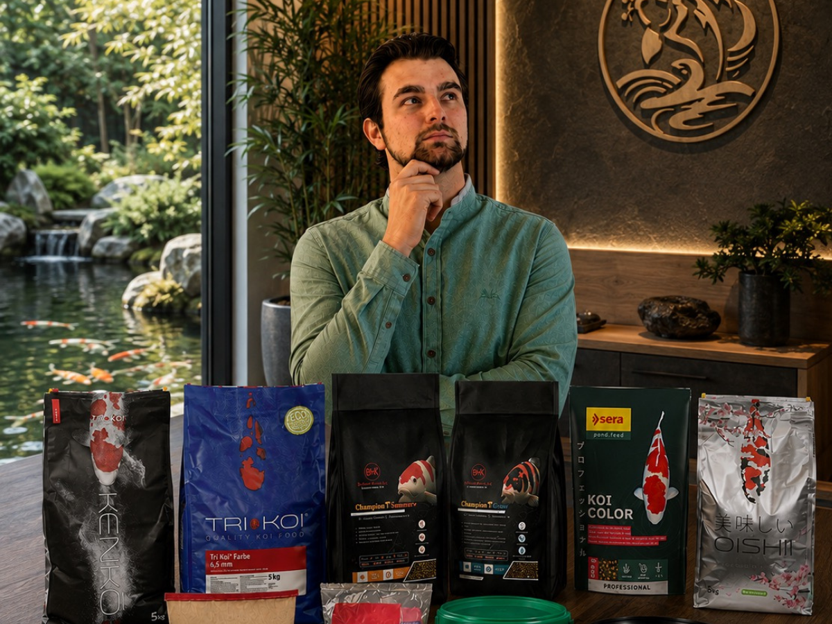 Koi-Futter ist nicht gleich Koi-Futter – so findest du das richtige für deine Koi