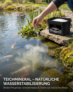 BHK Teichmineral – Natürliche Wasserklärung für Koi- und Gartenteiche