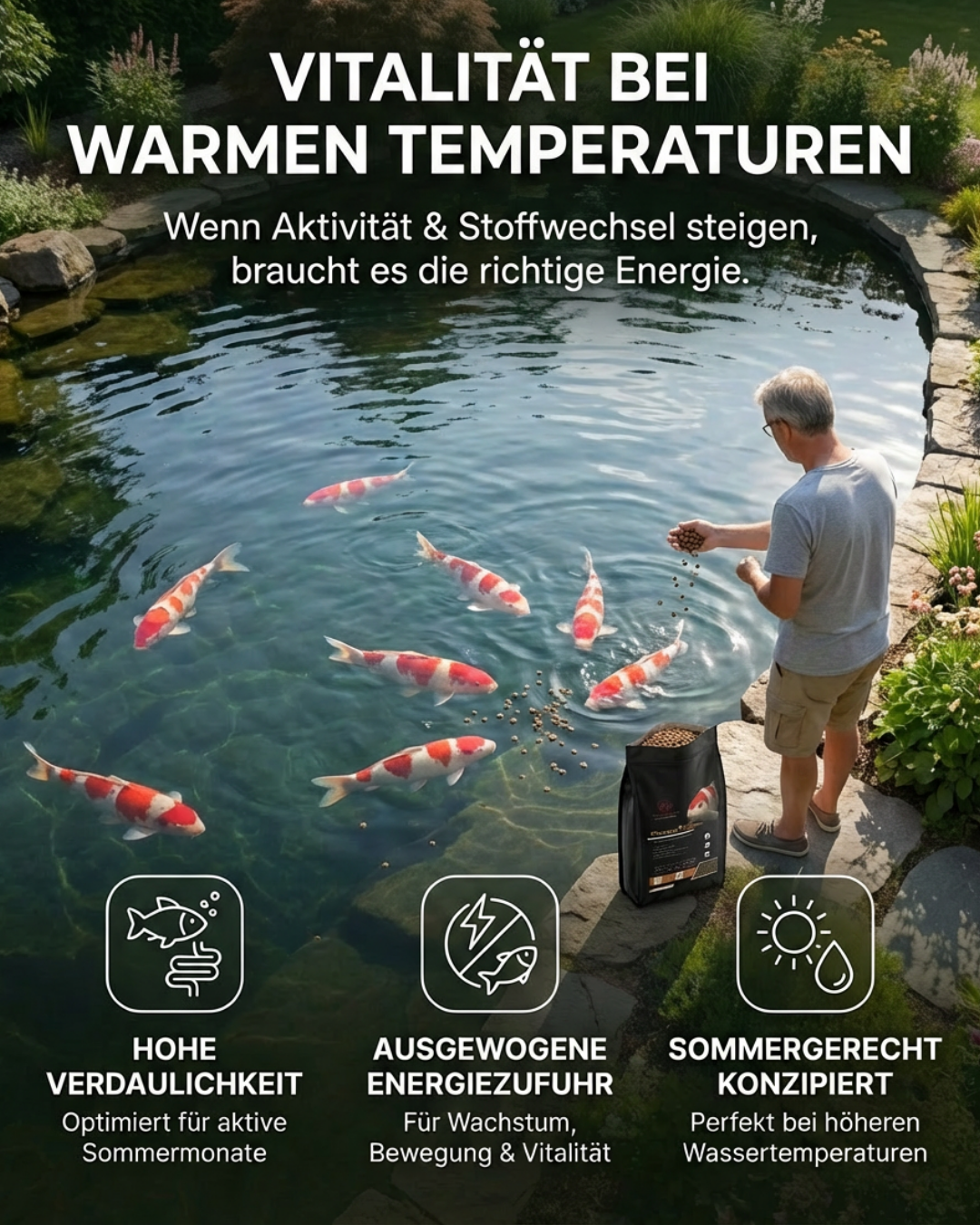 BHK Daily Grow – schwimmendes Wachstumfutter für Koi