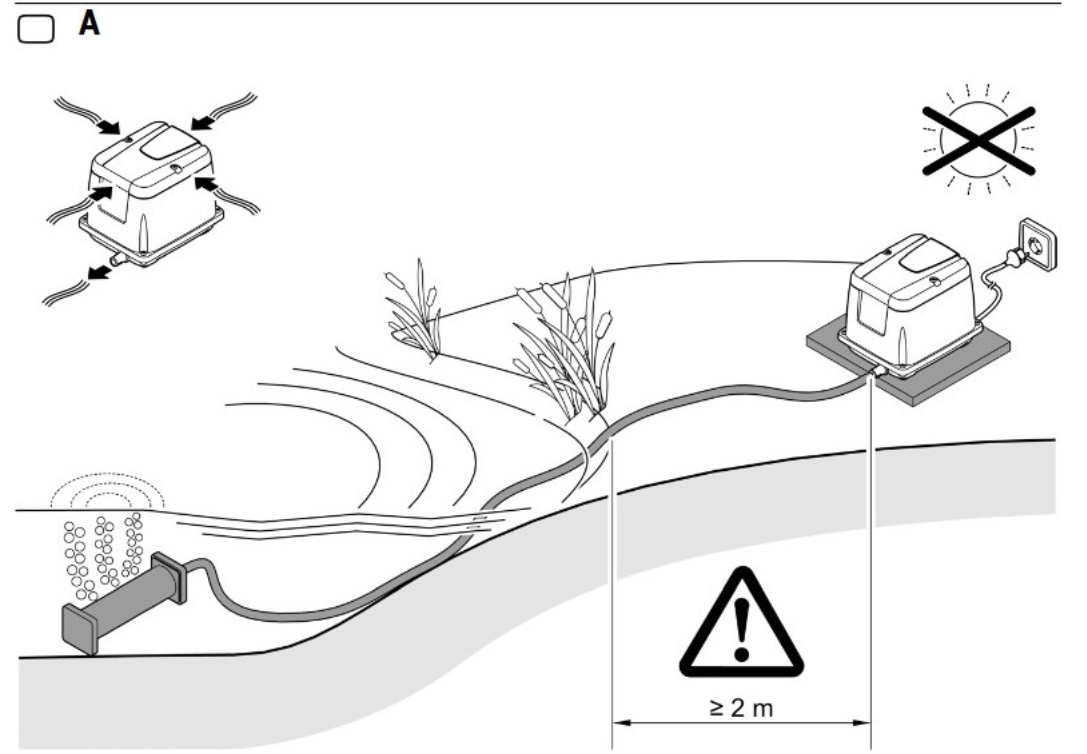 OASE AquaOxy 2500 Sauerstoffpumpe