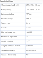 OASE AquaOxy 5000 oxygen pump