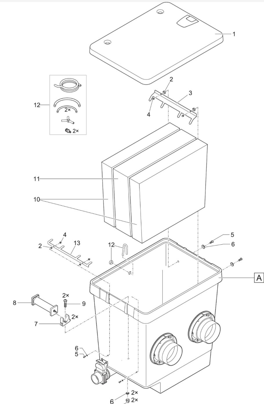 OASE ProfiClear Premium L Standing Bed Modul