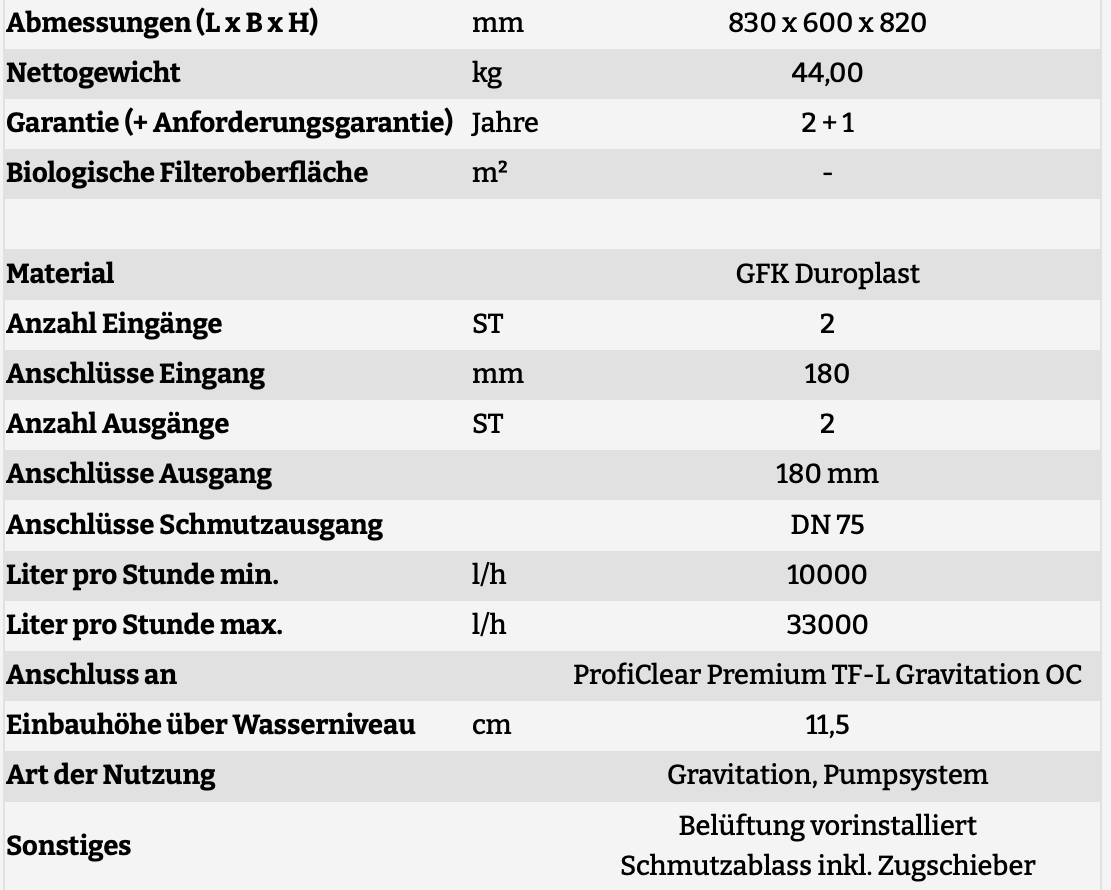 OASE ProfiClear Premium L Standing Bed Modul