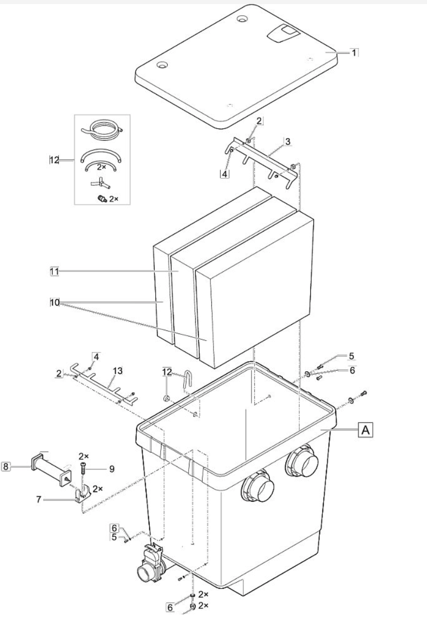 OASE ProfiClear Premium L Ablaufmodull gepumpt