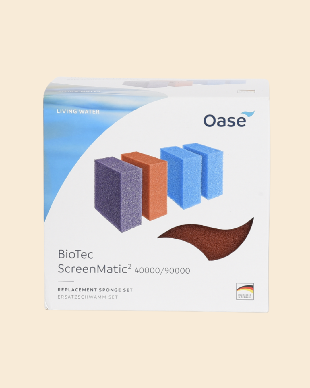 Ersatzschwamm Set rot / violett BioTec 40-/90000