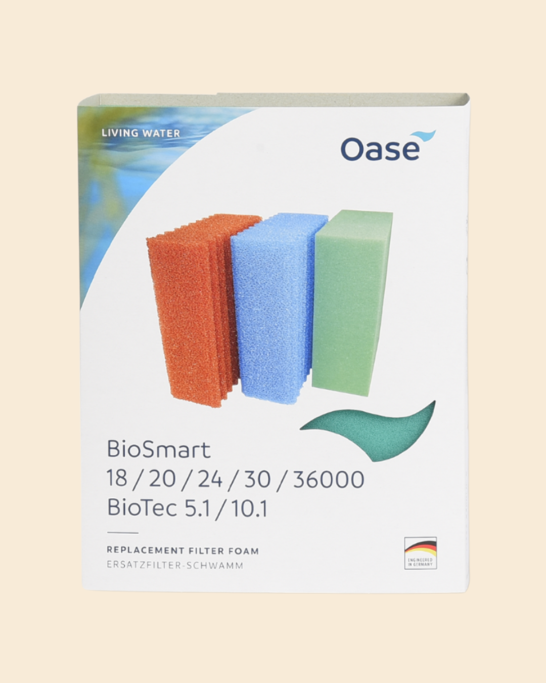 Ersatzschwamm grün BioSmart 18-36000 & BioTec 5.1/10.1