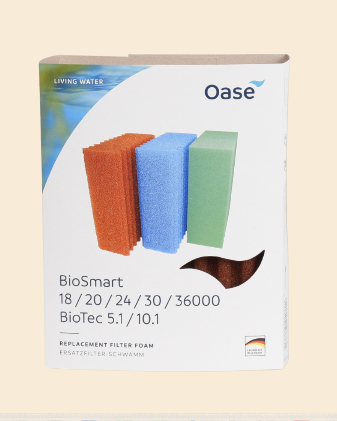 Ersatzschwamm rot BioSmart 18-36000 & BioTec 5.1/10.1