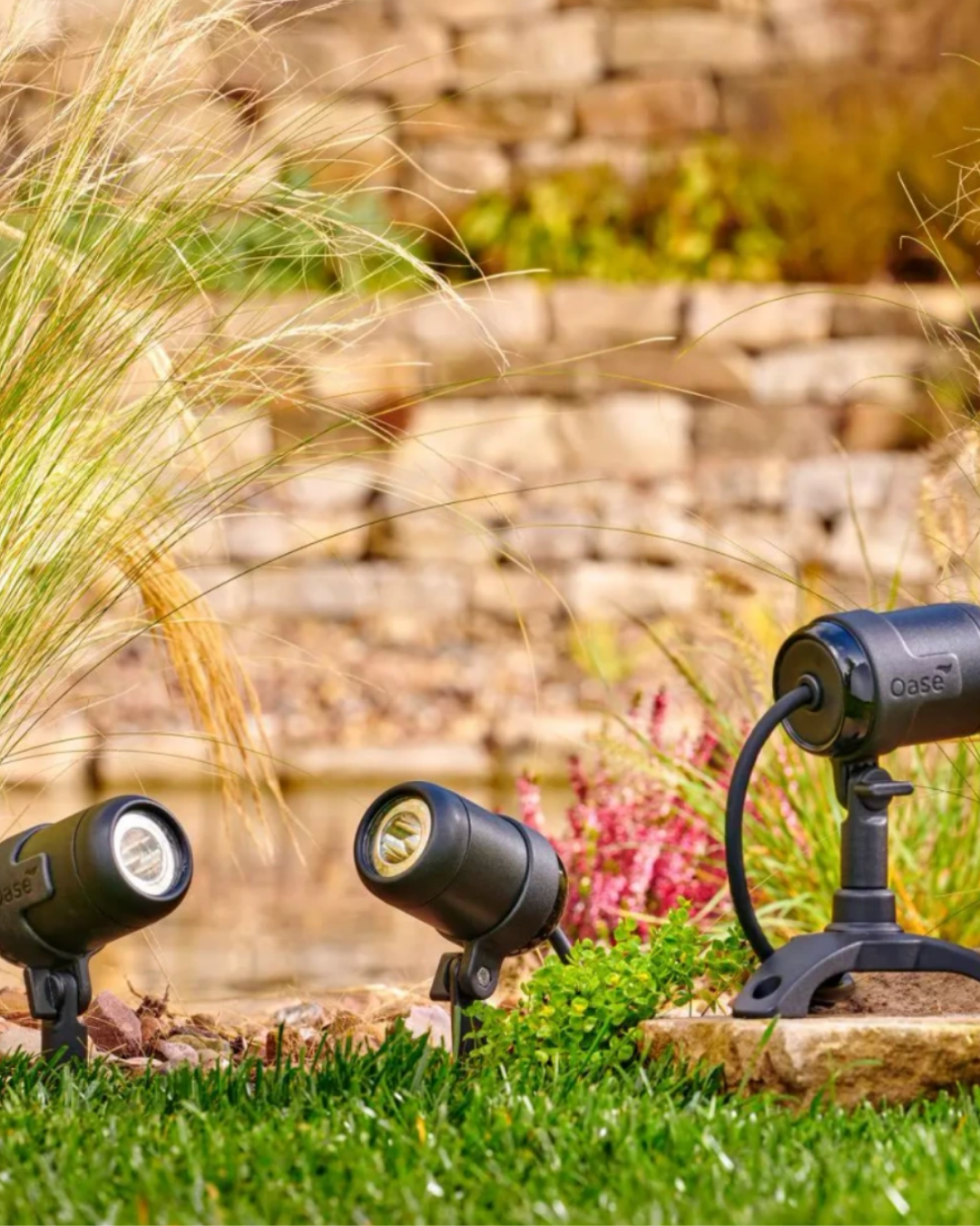 Oase Teich-Gartenbeleuchtung LunAqua Connect S Set 3
