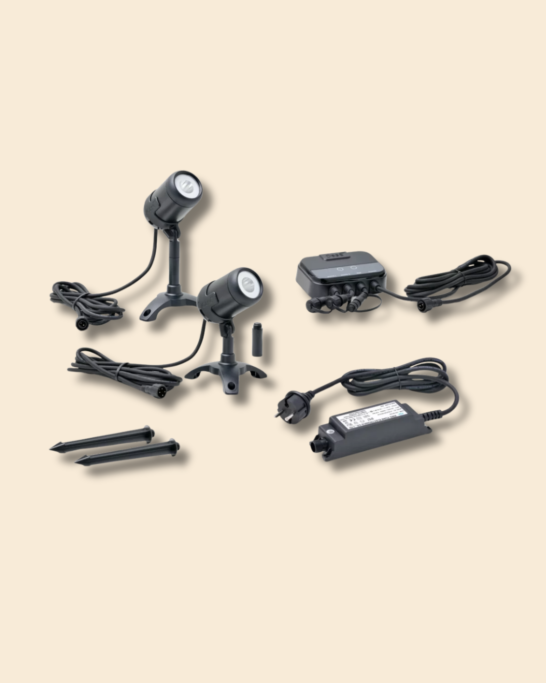 Oase Teich-Gartenbeleuchtung LunAqua Connect Starter Set Controllable RGB