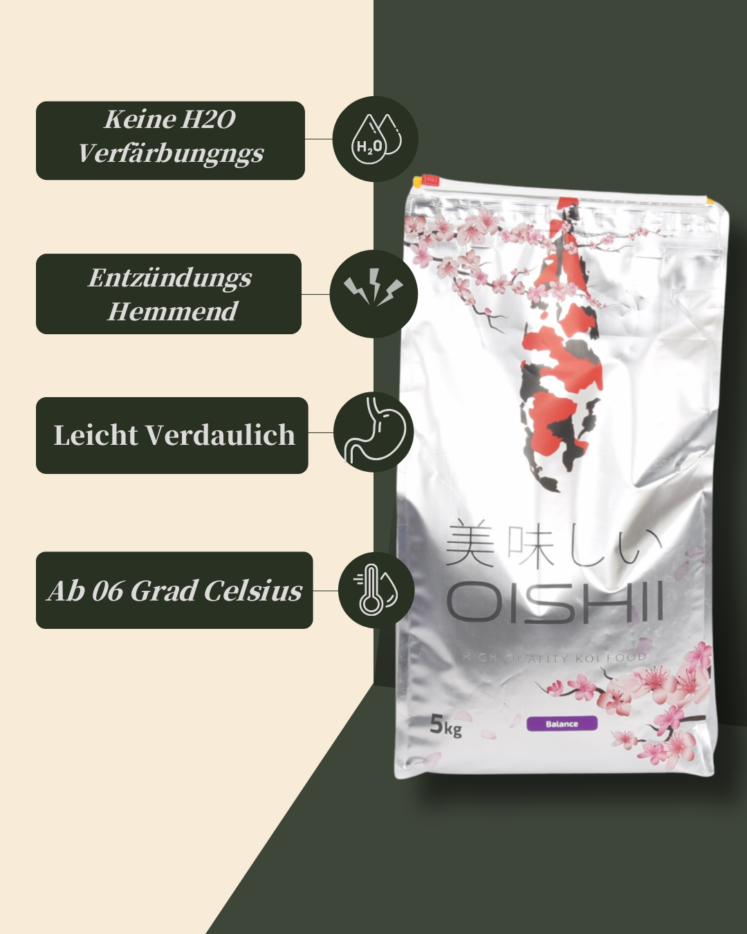 Oishii® Balance - sinkend 4,5mm