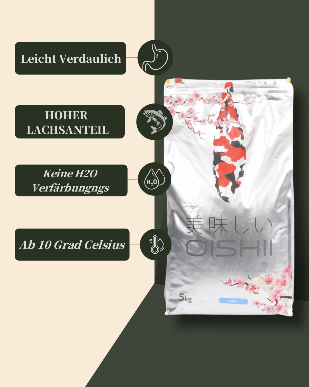 Oishii® Color - schwimmend 4,5mm