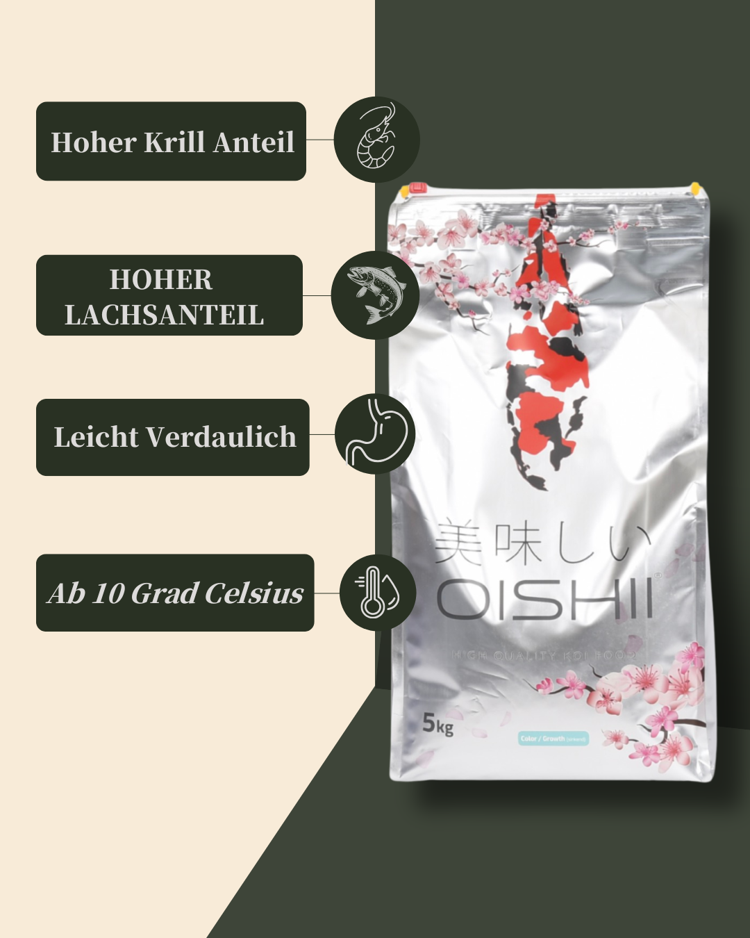 Oishii® Color/Growth - sinkend 4,5mm