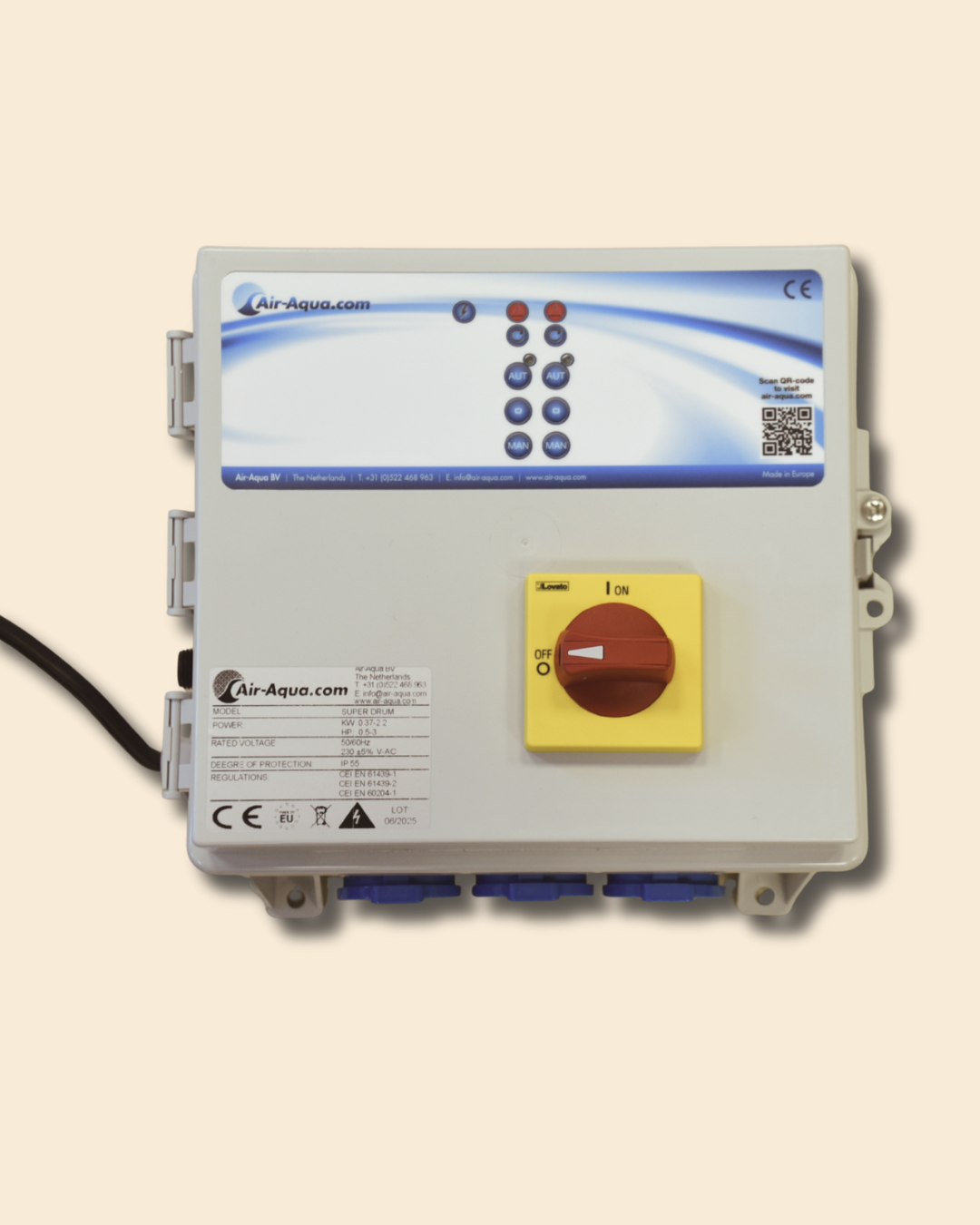 SuperDrum XL inkl. Spülpumpe und Steuerung