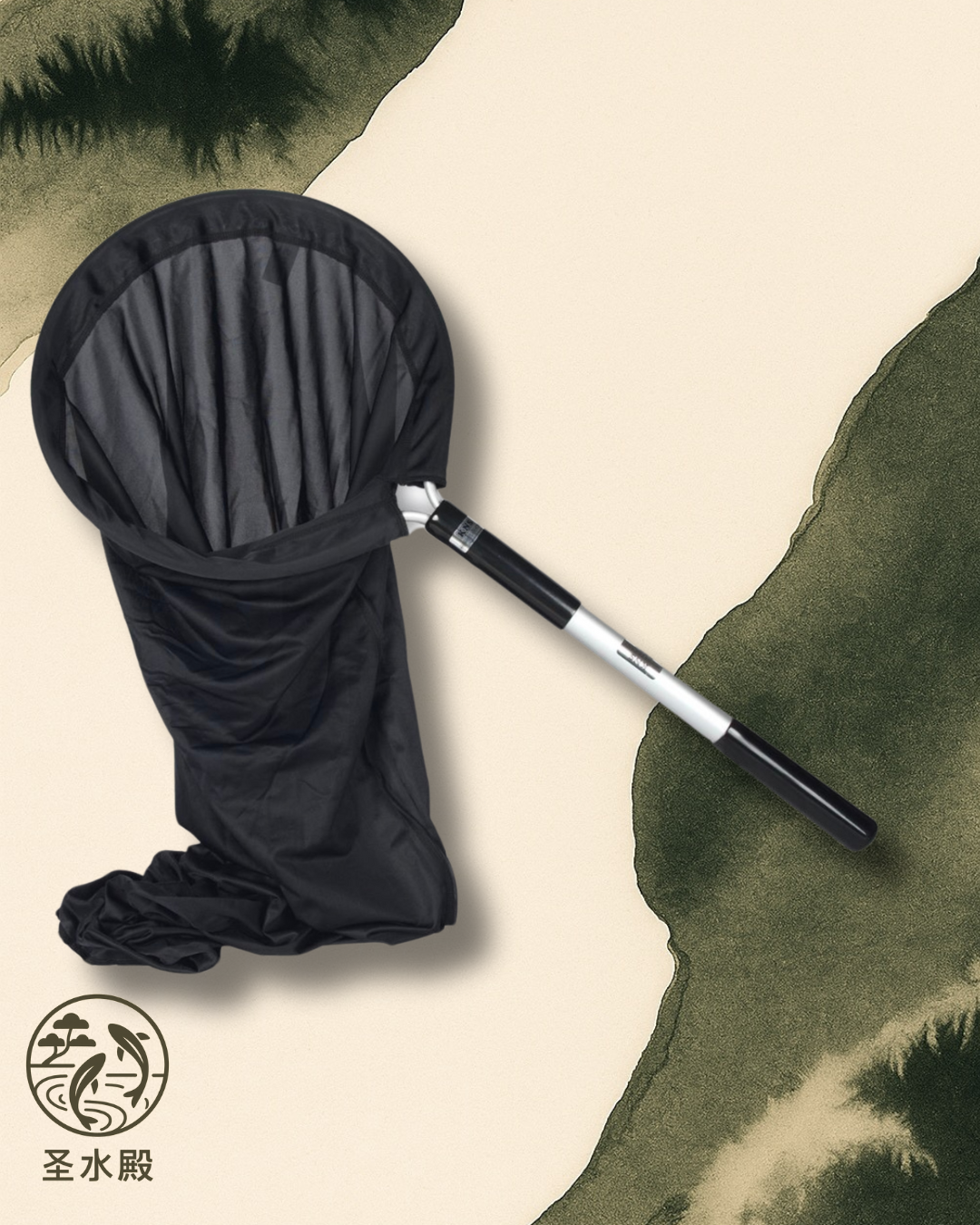 KNS Umsetzschlauch Ø42cm, 140cm lang mit 50cm Stiel